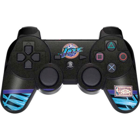 NBA Utah Jazz Retro Palms PS3 Dual Shock wireless controller Skin