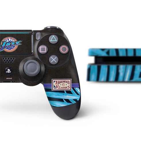 NBA Utah Jazz Retro Palms PS4 Slim Bundle Skin