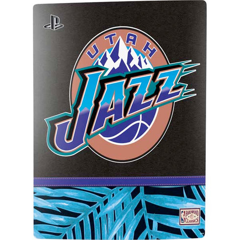 NBA Utah Jazz Retro Palms PS5 Console Skin