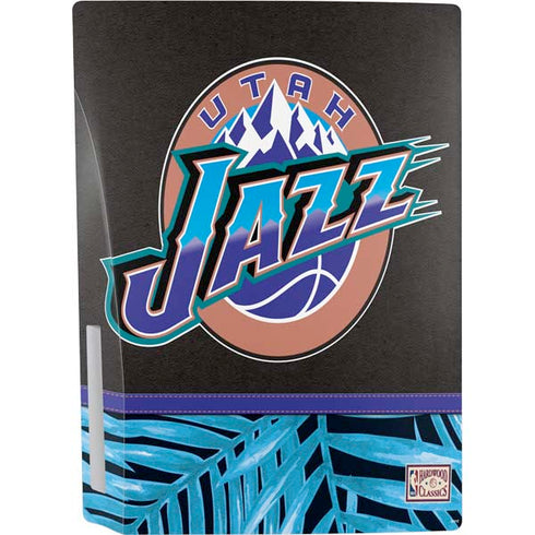 NBA Utah Jazz Retro Palms PS5 Console Skin