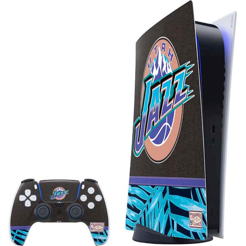 NBA Utah Jazz Retro Palms PlayStation PS5 Skins