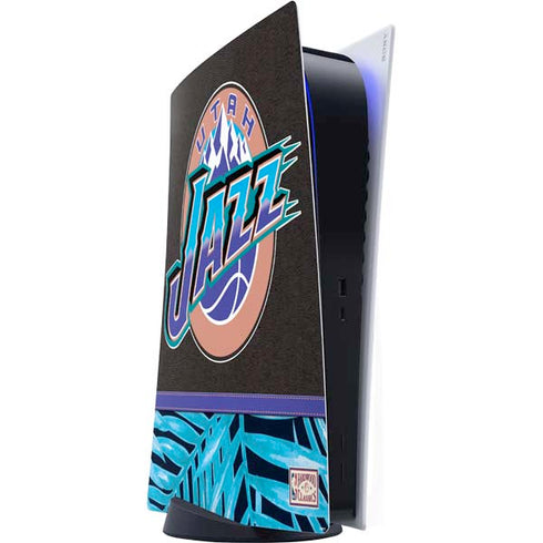 NBA Utah Jazz Retro Palms PS5 Digital Edition Console Skin