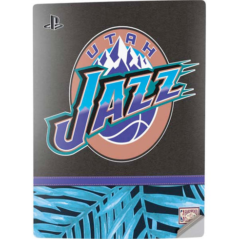 NBA Utah Jazz Retro Palms PS5 Digital Edition Console Skin