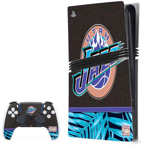 NBA Utah Jazz Retro Palms PS5 Pro Bundle Skin