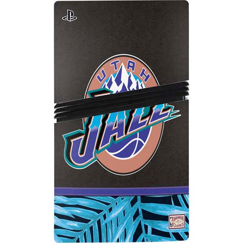 NBA Utah Jazz Retro Palms PS5 Pro Disk Bundle Skin
