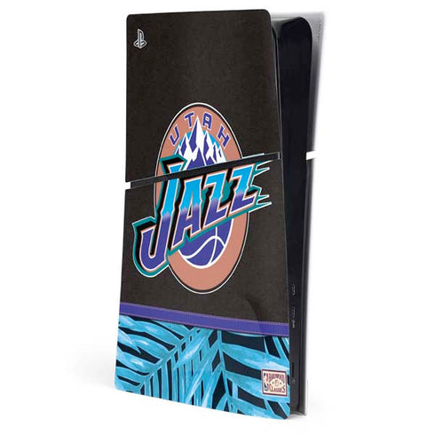 NBA Utah Jazz Retro Palms PS5 Slim Digital Edition Console Skin