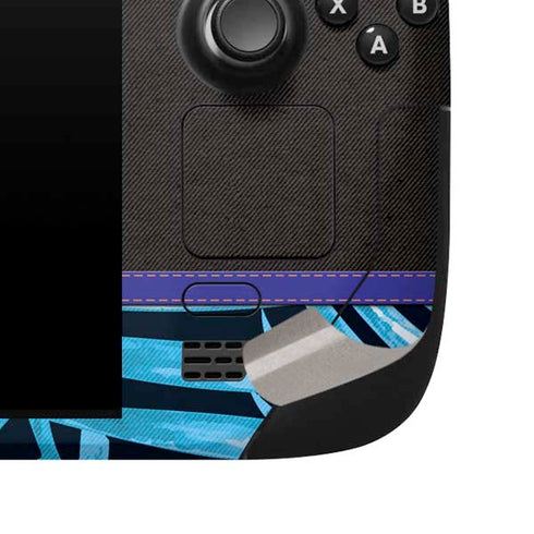NBA Utah Jazz Retro Palms Steam Deck Handheld Gaming Computer Skin