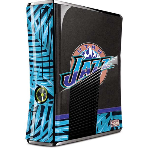 NBA Utah Jazz Retro Palms Xbox 360 Slim (2010) Skin