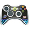 NBA Utah Jazz Retro Palms Xbox 360 Wireless Controller Skin