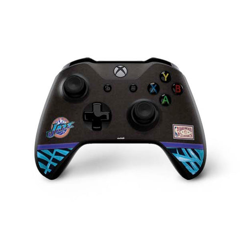 NBA Utah Jazz Retro Palms Xbox One X Controller Skin