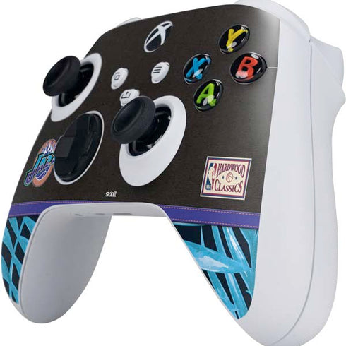 NBA Utah Jazz Retro Palms Xbox Series S Controller Skin