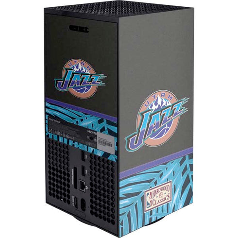 NBA Utah Jazz Retro Palms Xbox Series X Console Skin