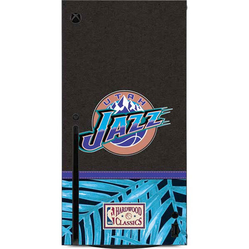 NBA Utah Jazz Retro Palms Xbox Series X Console Skin