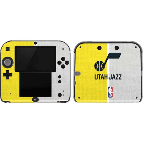 NBA Utah Jazz Split Canvas Nintendo 2DS Skin