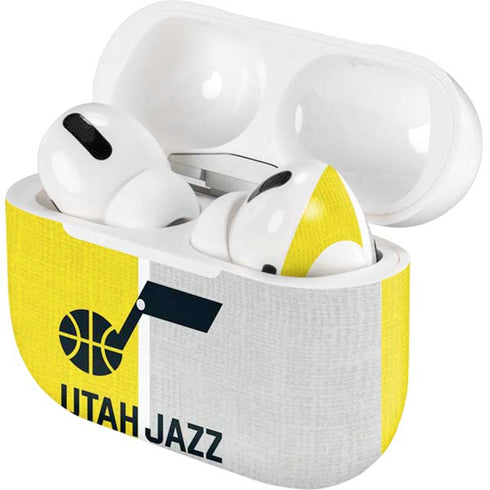 NBA Utah Jazz Split Canvas AirPods Skins