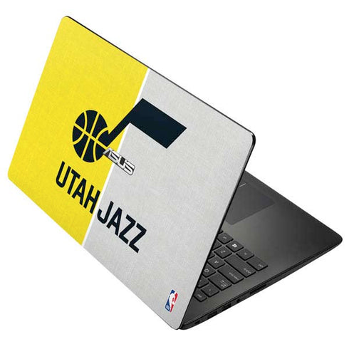 NBA Utah Jazz Split Canvas Asus X502CA 15.6 Skin
