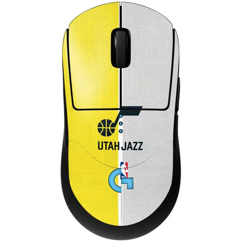 NBA Utah Jazz Split Canvas G Pro Wireless Gaming Mouse Skin