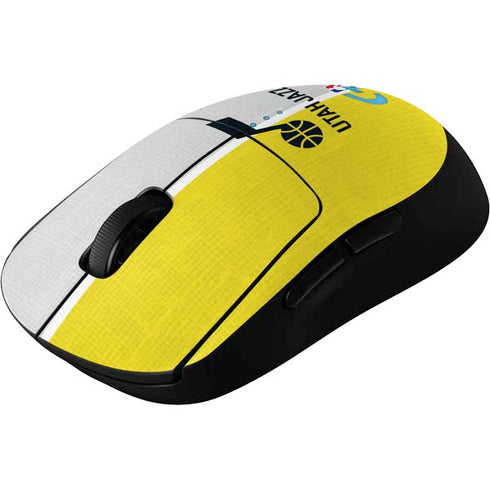 NBA Utah Jazz Split Canvas G Pro Wireless Gaming Mouse Skin
