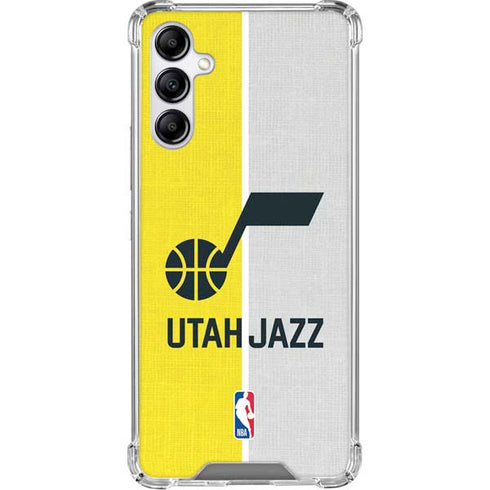 NBA Utah Jazz Split Canvas Gabb Phone 4 Clear Case