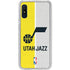 NBA Utah Jazz Split Canvas Galaxy A10e Clear Case