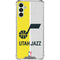 NBA Utah Jazz Split Canvas Galaxy A13 5G Clear Case