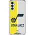 NBA Utah Jazz Split Canvas Galaxy A13 5G Clear Case