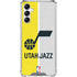 NBA Utah Jazz Split Canvas Galaxy A14 5G Clear Case