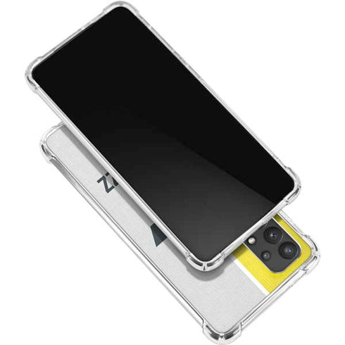 NBA Utah Jazz Split Canvas Galaxy A32 5G Clear Case