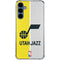 NBA Utah Jazz Split Canvas Galaxy A35 5G Clear Case