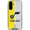 NBA Utah Jazz Split Canvas Galaxy A36 5G Clear Case