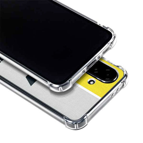 NBA Utah Jazz Split Canvas Galaxy A36 5G Clear Case