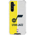 NBA Utah Jazz Split Canvas Galaxy A54 5G Clear Case