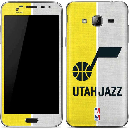 NBA Utah Jazz Split Canvas Galaxy J3 Skin