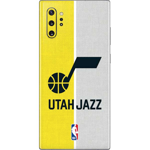 NBA Utah Jazz Split Canvas Galaxy Note 10 Plus Skin