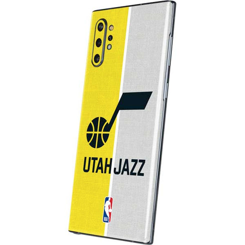NBA Utah Jazz Split Canvas Galaxy Note 10 Plus Skin