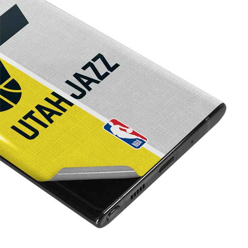 NBA Utah Jazz Split Canvas Galaxy Note 10 Plus Skin