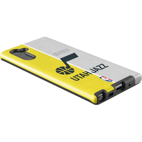 NBA Utah Jazz Split Canvas Galaxy Note 10 Pro Case