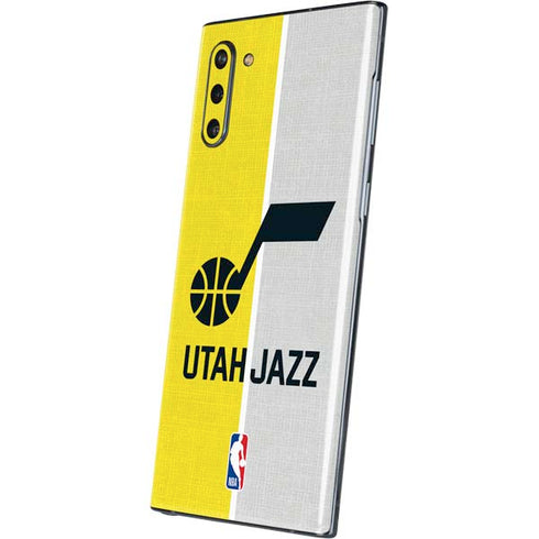 NBA Utah Jazz Split Canvas Galaxy Note 10 Skin