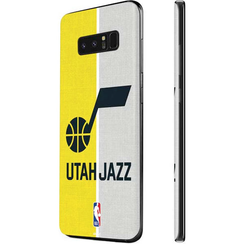 NBA Utah Jazz Split Canvas Galaxy Note 8 Skin