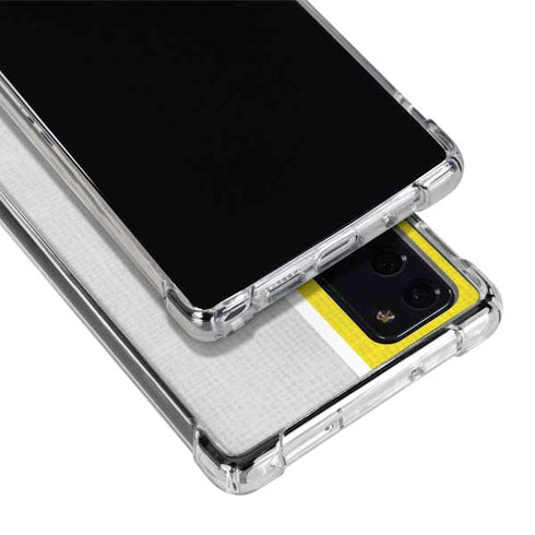 NBA Utah Jazz Split Canvas Galaxy Note20 5G Clear Case