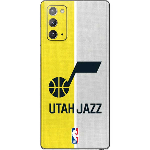 NBA Utah Jazz Split Canvas Galaxy Note20 5G Skin