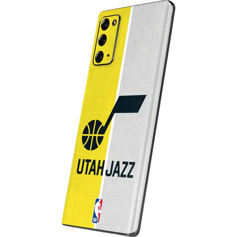 NBA Utah Jazz Split Canvas Galaxy Note20 5G Skin
