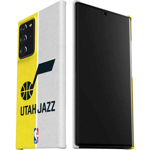 NBA Utah Jazz Split Canvas Galaxy Note20 Ultra 5G Lite Case
