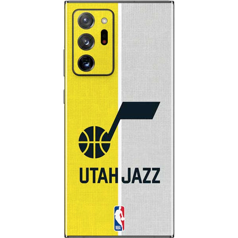 NBA Utah Jazz Split Canvas Galaxy Note20 Ultra 5G Skin