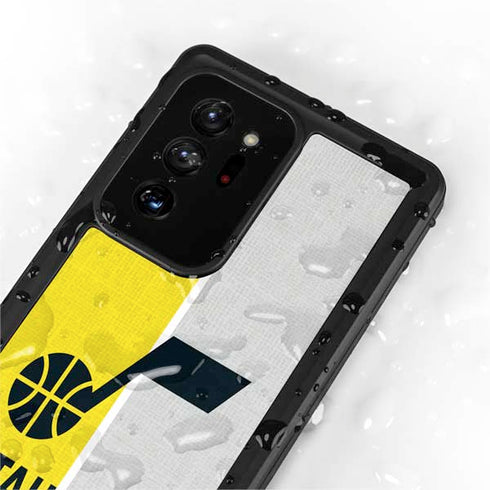 NBA Utah Jazz Split Canvas Galaxy Note20 Ultra 5G Waterproof Case