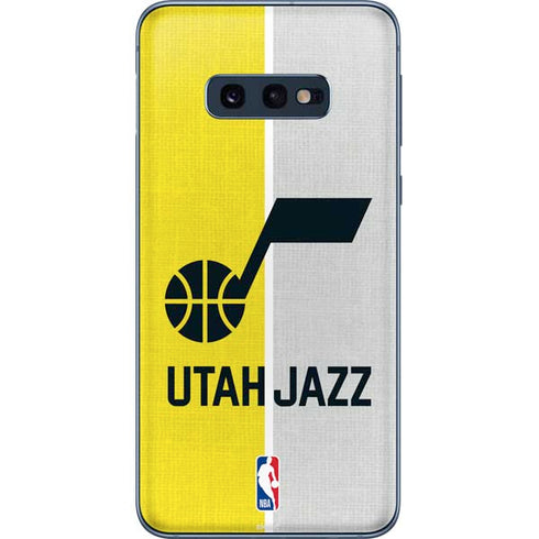 NBA Utah Jazz Split Canvas Galaxy S10e Skin
