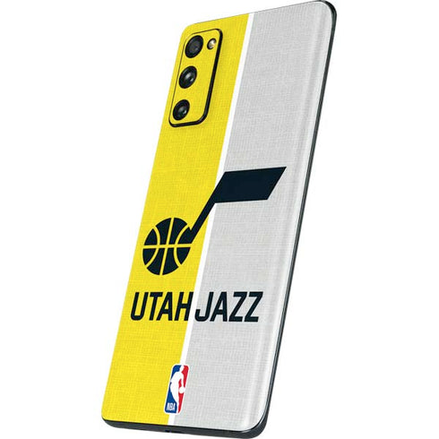 NBA Utah Jazz Split Canvas Galaxy S20 Fan Edition Skin