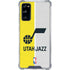 NBA Utah Jazz Split Canvas Galaxy S20 FE Clear Case