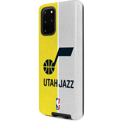NBA Utah Jazz Split Canvas Galaxy S20 Plus Pro Case