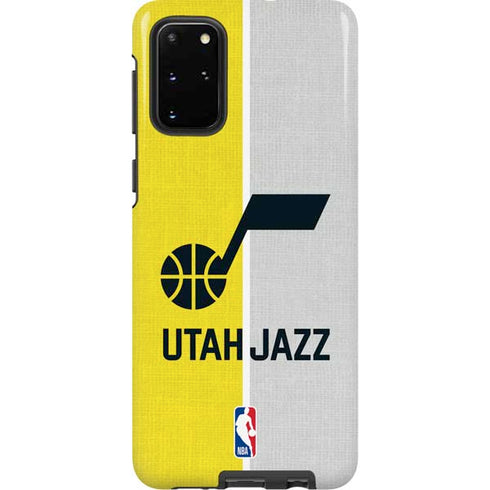 NBA Utah Jazz Split Canvas Galaxy S20 Plus Pro Case